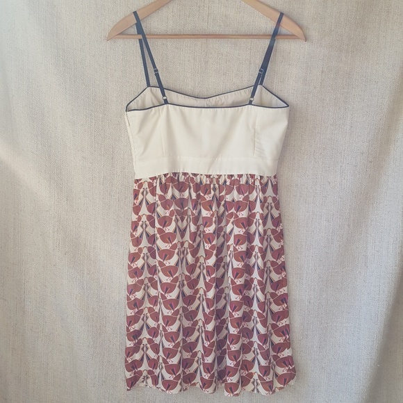 Fossil Bird Strap Mini Dress, sz 4 - Picture 5 of 8